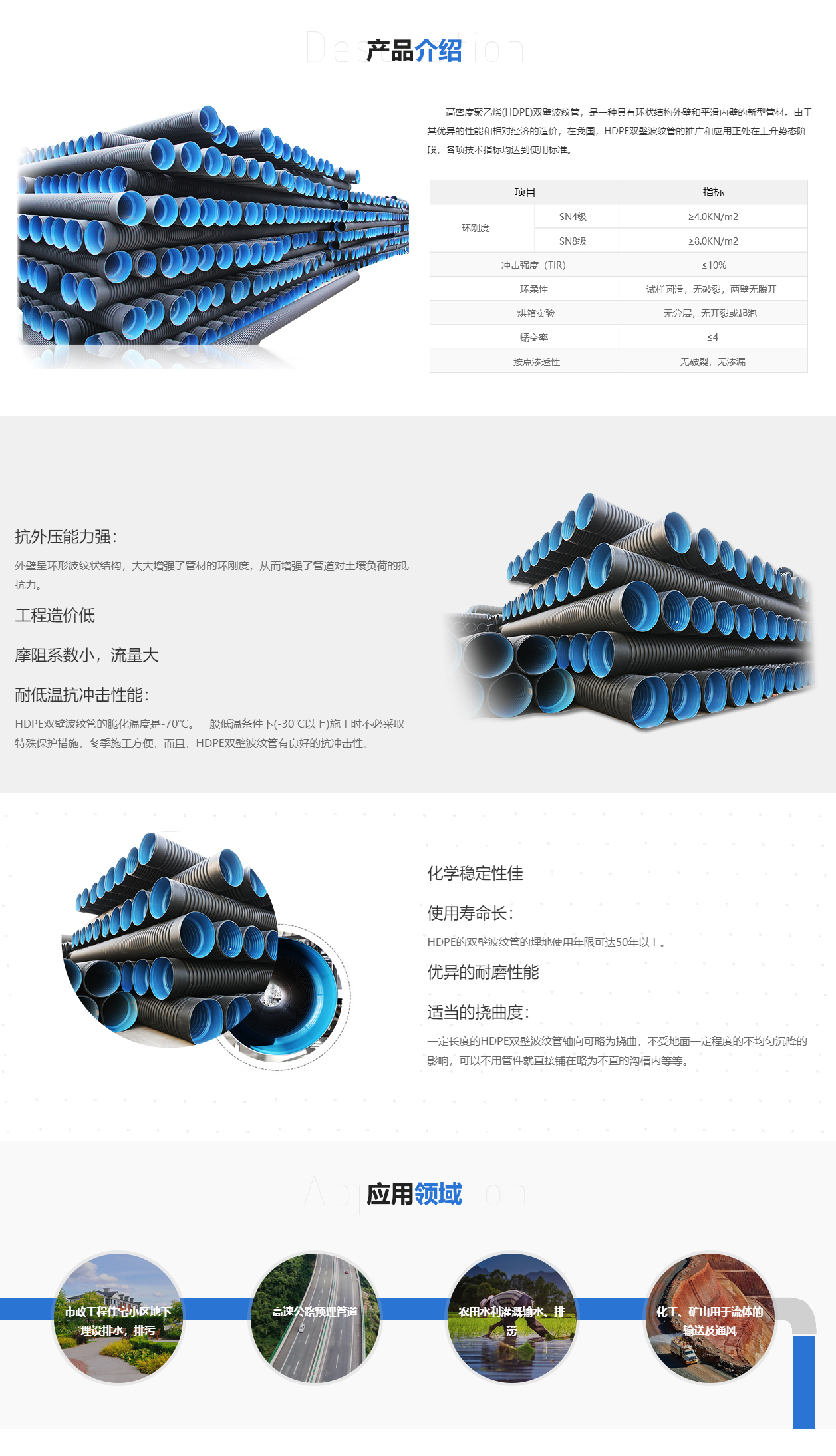 云南希鋮環(huán)?？萍加邢薰綡DPE雙壁波紋管
